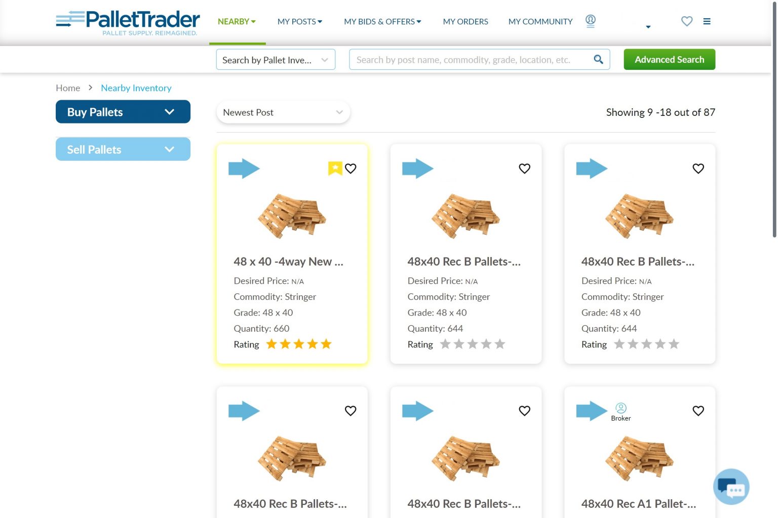PalletTrader Launches as Supply Chain Industry’s First Marketplace for Sourcing, Buying and